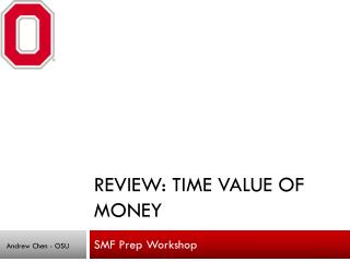 Review: Time Value of Money