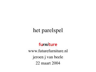 het parelspel