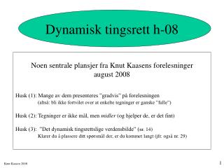 Dynamisk tingsrett h-08