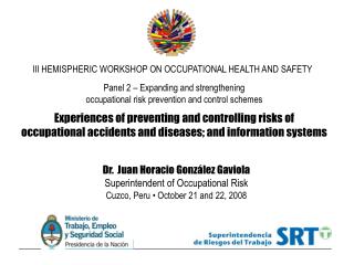 Panel 2 – Expanding and strengthening occupational risk prevention and control schemes