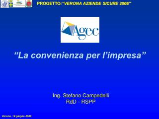 “La convenienza per l’impresa”