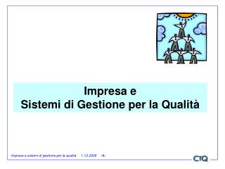 Impresa e Sistemi di Gestione per la Qualità