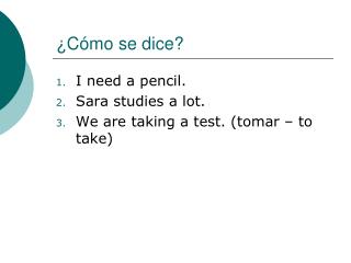 ¿Cómo se dice?