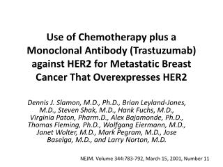 NEJM. Volume 344:783-792, March 15, 2001, Number 11