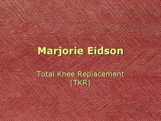 Marjorie Eidson