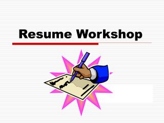 Resume Workshop