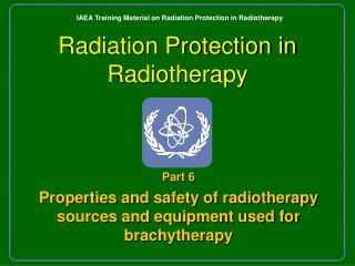 Radiation Protection in Radiotherapy