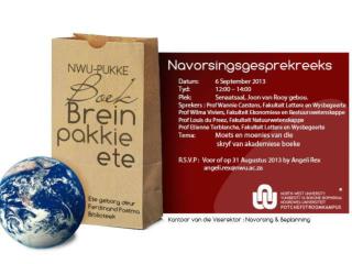 BOEK-BREINPAKKIE 6 Sept 2013