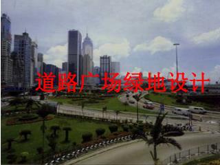道路广场绿地设计