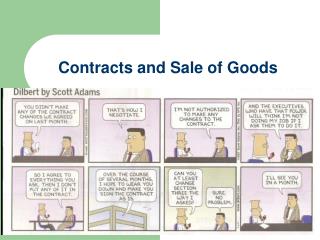 Contracts and Sale of Goods