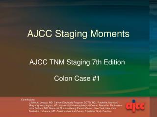 AJCC Staging Moments