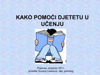 KAKO POMOĆI DJETETU U UČENJU