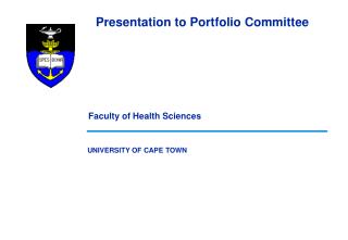 UNIVERSITY OF CAPE TOWN