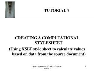 TUTORIAL 7