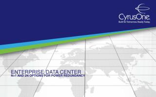 Enterprise Data Center: N+1 and 2N Options for Power Redund