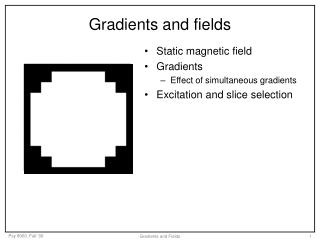 Gradients and fields