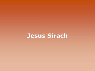 Jesus Sirach