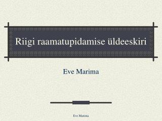 Riigi raamatupidamise üldeeskiri