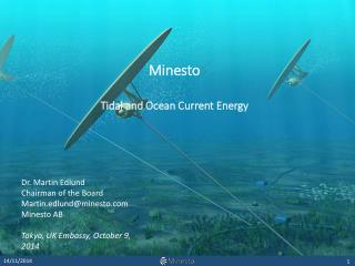 Minesto Tidal and Ocean Current Energy