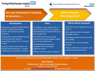 Are you interested in training to become a …