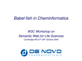 Babel-fish in Cheminformatics