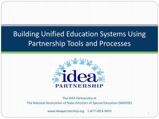 Building Unified Education Systems Using Partnership Tools and Processes