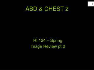 ABD &amp; CHEST 2