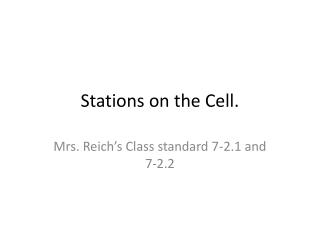Stations on the Cell.