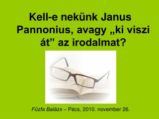 Fűzfa Balázs – Pécs, 2010. november 26.