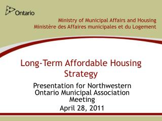 Long-Term Affordable Housing Strategy