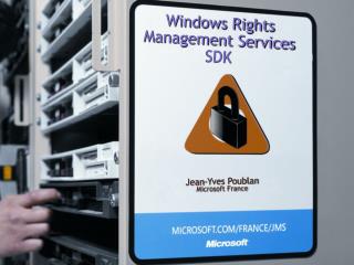 Windows Rights Management Services SDK