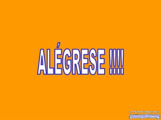 ALÉGRESE !!!!