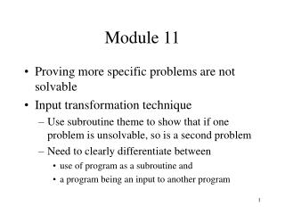 Module 11