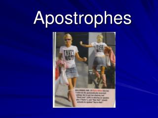 Apostrophes
