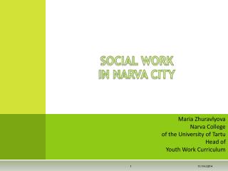 SOCIAL WORK IN NARVA CITY