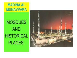 MADINA AL MUNAVVARA