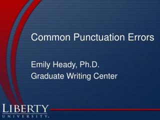 Common Punctuation Errors