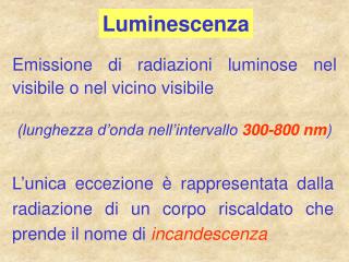 Luminescenza