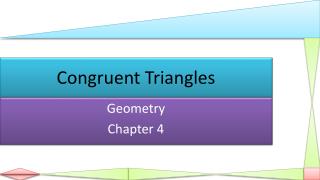 Congruent Triangles