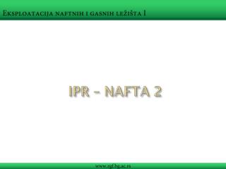 IPR – NAFTA 2