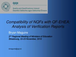 Compatibility of NQFs with QF-EHEA: Analysis of Verification Reports