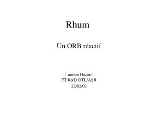 Rhum