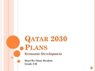 Qatar 2030 Plans