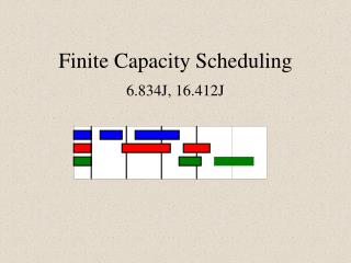 Finite Capacity Scheduling