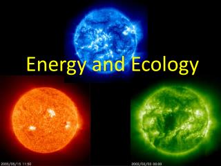 Energy and Ecology