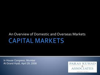 CAPITAL MARKETS