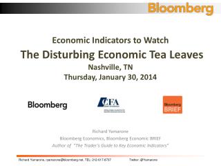 Richard Yamarone Bloomberg Economics, Bloomberg Economic BRIEF