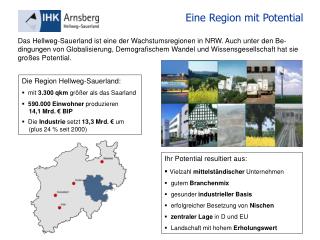 Eine Region mit Potential