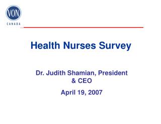 Health Nurses Survey