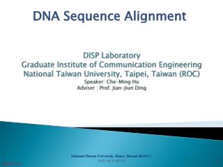 DNA Sequence Alignment